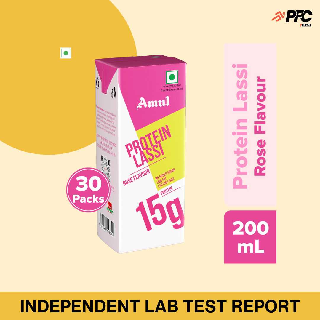 Amul Protein Lassi Rose Flavour Review: Lab Test Insights