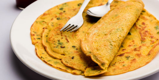 Cheesy Besan Chilla