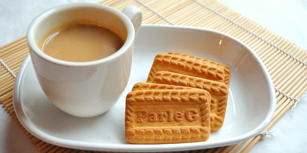 Chai with Parle-G