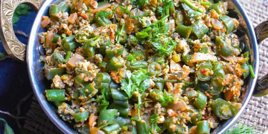 French Beans Egg Bhurji